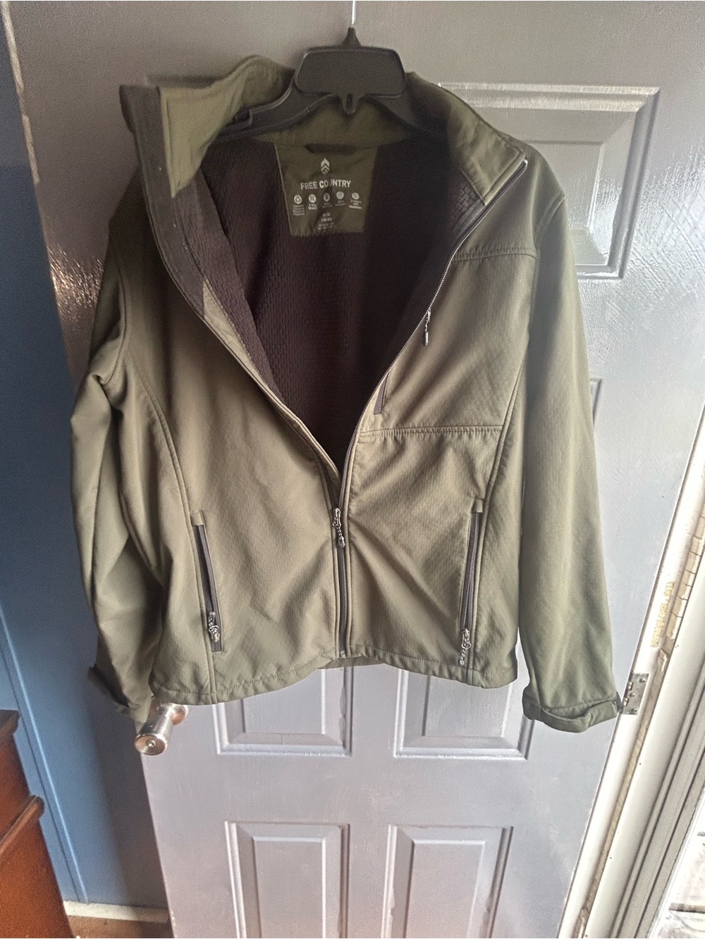 Free Country Olive Green Softshell Field Jacket